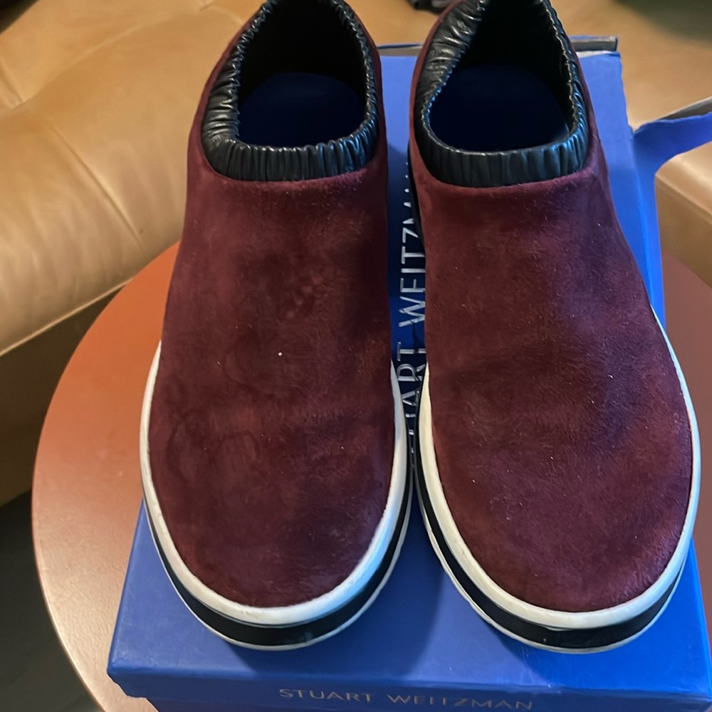 Stuart Weitzman slip on sneakers